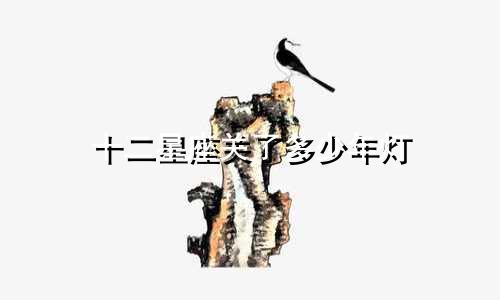 十二星座关了多少年灯