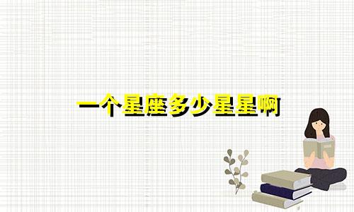 一个星座多少星星啊