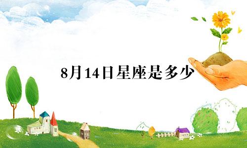 8月14日星座是多少