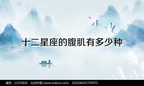 十二星座的腹肌有多少种