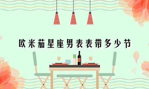 欧米茄星座男表表带多少节