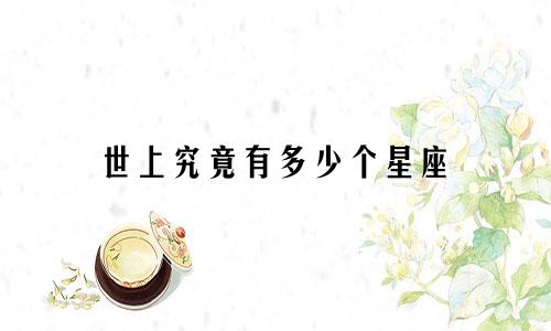 世上究竟有多少个星座