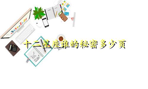 十二星座谁的秘密多少页