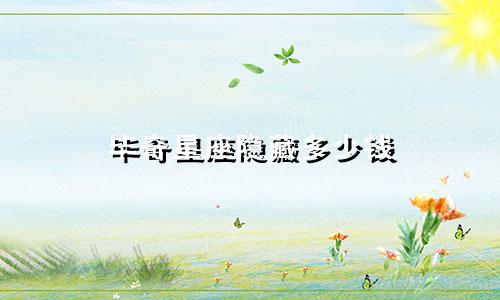 毕奇星座隐藏多少钱