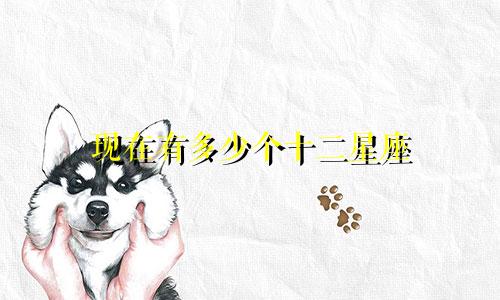 现在有多少个十二星座