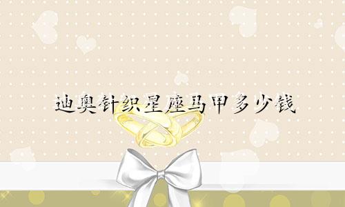 迪奥针织星座马甲多少钱