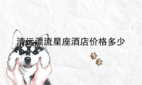 清远漂流星座酒店价格多少