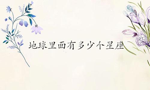 地球里面有多少个星座
