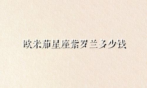 欧米茄星座紫罗兰多少钱