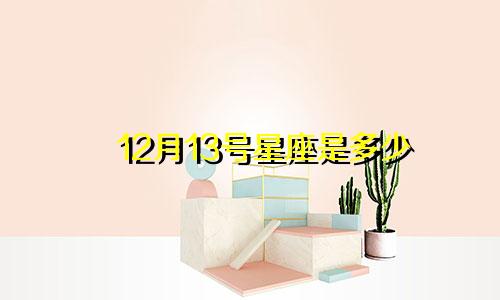 12月13号星座是多少