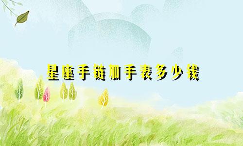 星座手链加手表多少钱