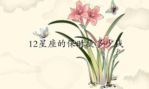 12星座的保时捷多少钱