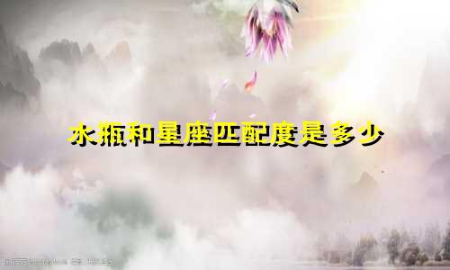 水瓶和星座匹配度是多少