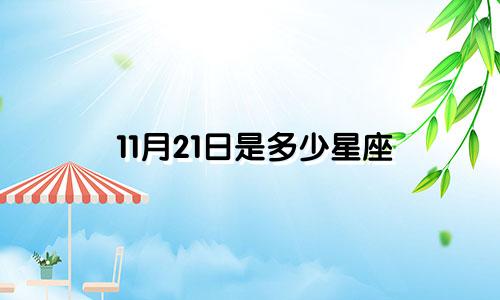 11月21日是多少星座