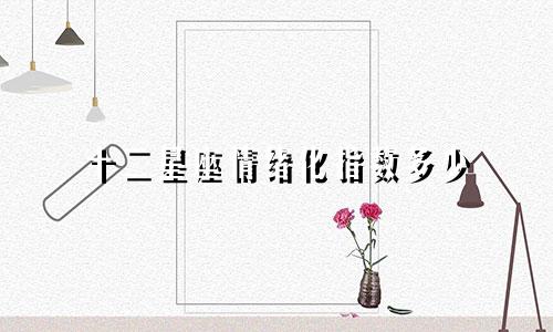 十二星座情绪化指数多少