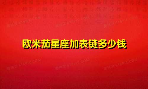 欧米茄星座加表链多少钱