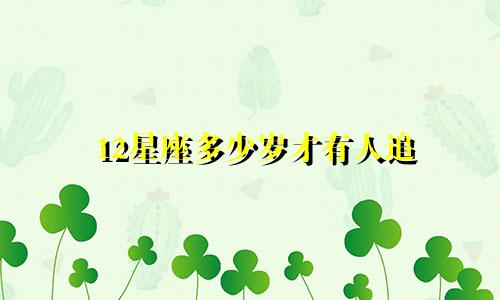 12星座多少岁才有人追