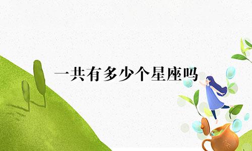 一共有多少个星座吗