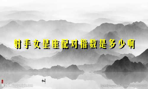 射手女星座配对指数是多少啊