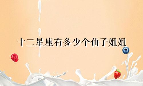 十二星座有多少个仙子姐姐