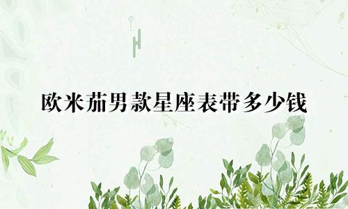 欧米茄男款星座表带多少钱