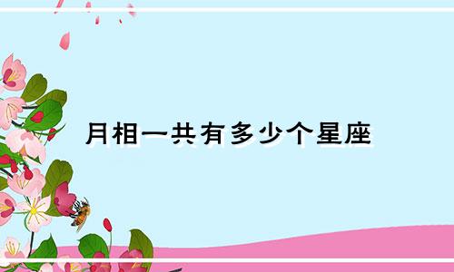 月相一共有多少个星座