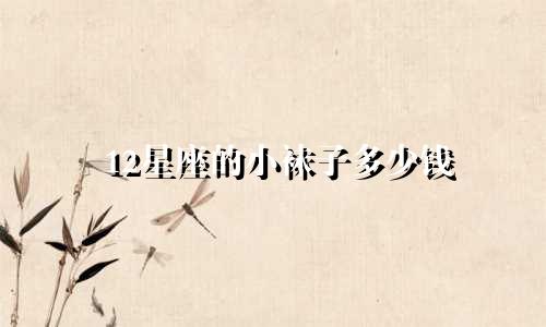 12星座的小袜子多少钱