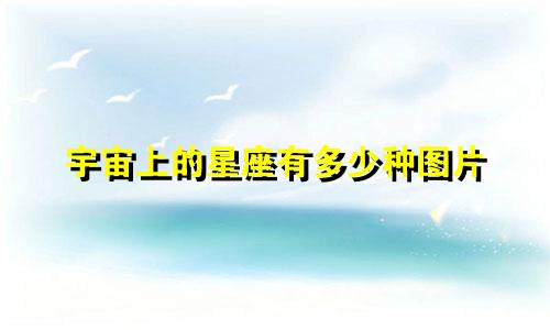 宇宙上的星座有多少种图片