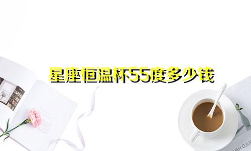 星座恒温杯55度多少钱