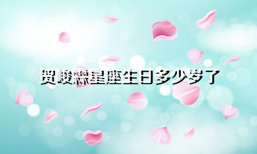 贺峻霖星座生日多少岁了
