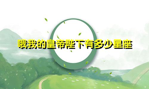 哦我的皇帝陛下有多少星座
