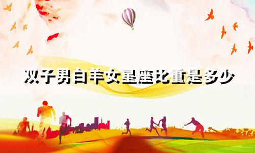 双子男白羊女星座比重是多少