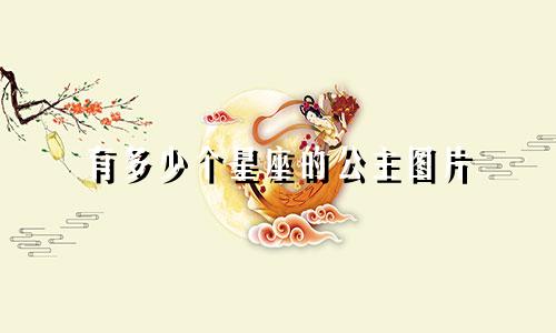 有多少个星座的公主图片