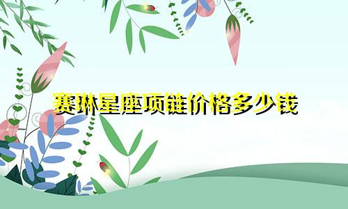 赛琳星座项链价格多少钱