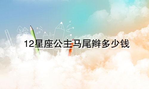 12星座公主马尾辫多少钱