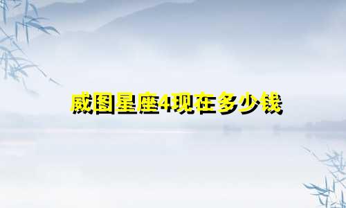 威图星座4现在多少钱