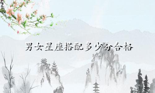 男女星座搭配多少分合格