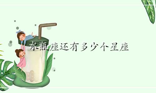 水瓶座还有多少个星座