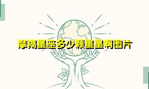 摩羯星座多少颗星星啊图片