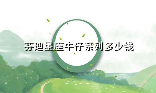 芬迪星座牛仔系列多少钱