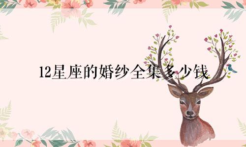 12星座的婚纱全集多少钱