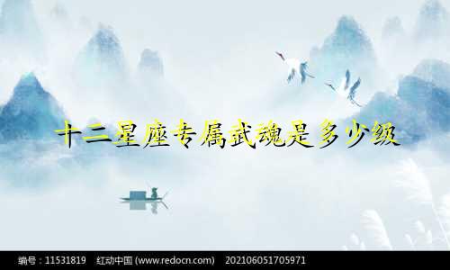 十二星座专属武魂是多少级