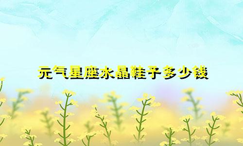 元气星座水晶鞋子多少钱