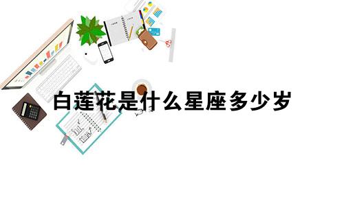 白莲花是什么星座多少岁