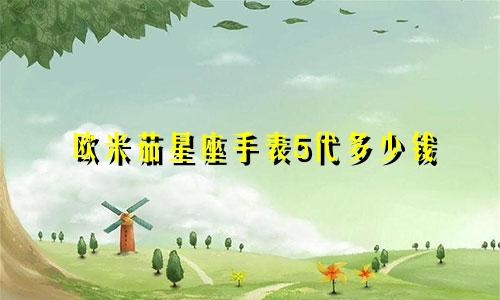 欧米茄星座手表5代多少钱