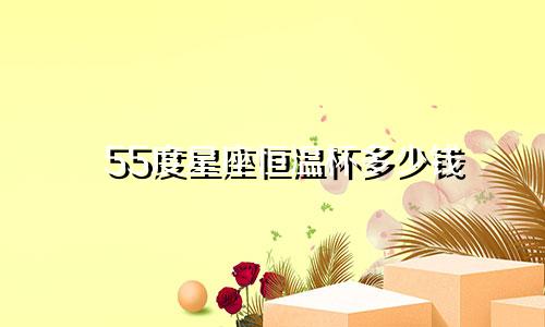 55度星座恒温杯多少钱