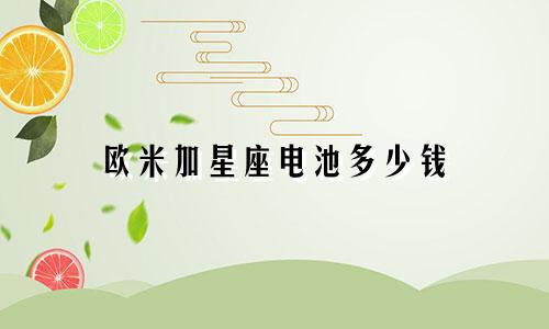 欧米加星座电池多少钱