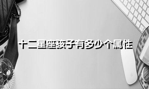 十二星座孩子有多少个属性
