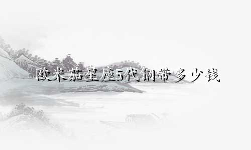 欧米茄星座5代钢带多少钱