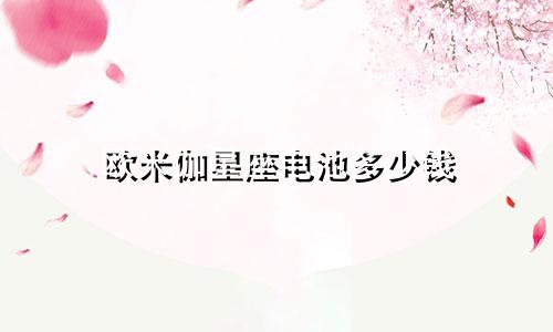 欧米伽星座电池多少钱